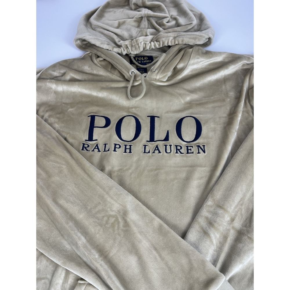 Polo Ralph Lauren Sleepwear Beige Velour Sz L